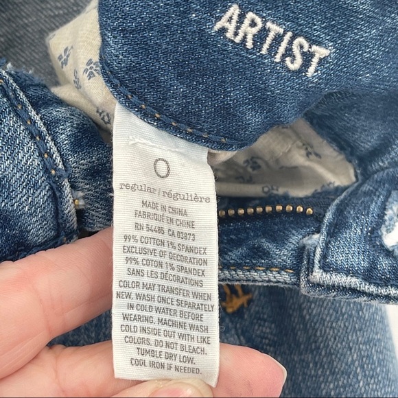 American Eagle Distressed Artist Cropped Jeans​ - Picture 5 of 5